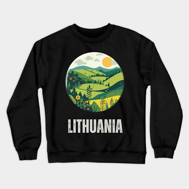 Lithuania Crewneck Sweatshirt by Mary_Momerwids